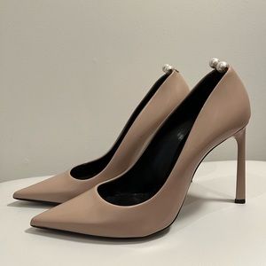 Lanvin Paris Pearl Heels
